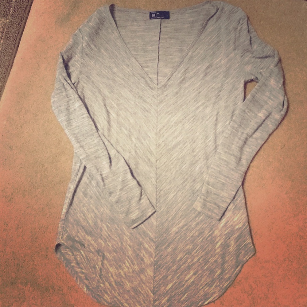 Deep cut v neck